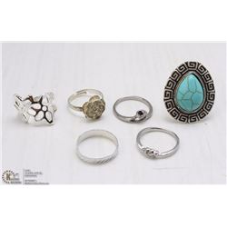 ESTATE LOT 6  LADIES RINGS