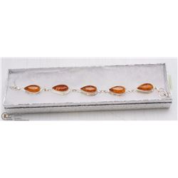 #15-BALTIE AMBER GEMSTONE BRACELET