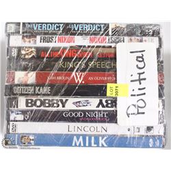 BUNDLE OF ASSORTED DVDS