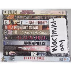 BUNDLE OF ASSORTED DVDS