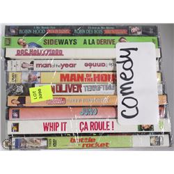 BUNDLE OF ASSORTED DVDS