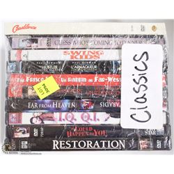 BUNDLE OF ASSORTED DVDS