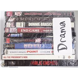 BUNDLE OF ASSORTED DVDS