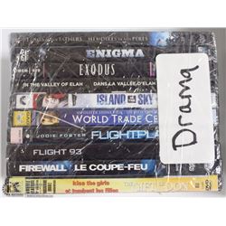 BUNDLE OF ASSORTED DVDS