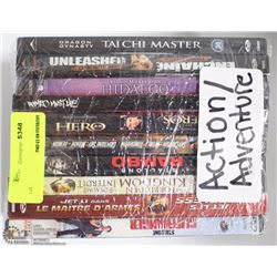 BUNDLE OF ASSORTED DVDS