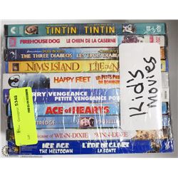 BUNDLE OF ASSORTED DVDS