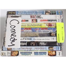 BUNDLE OF ASSORTED DVDS