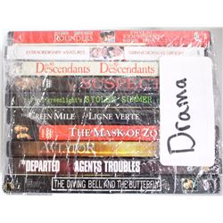 BUNDLE OF ASSORTED DVDS