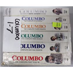 COLUMBO SEASONS 1-7 ON DVD