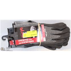 5 PAIRS OF LARGE NINJA X4 LIGHT DUTY WORK GLOVES