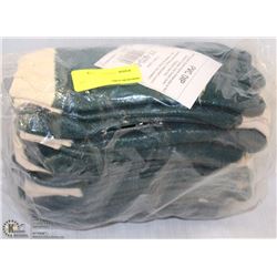 1 DOZ RONCO HEAVY DUTY PVC DIPPED WORK GLOVES