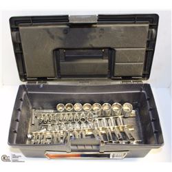 SMALL MASTERCRAFT TOOL BOX WITH APPROX