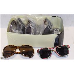 CASE OF DESIGNER SUNGLASSES