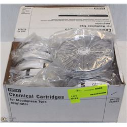 20-MSA CHEMICAL CARTRIDGES FOR MOUTHPIECE TYPE