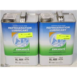TWO 1 GAL JUGS OF POLYOLESTER REFRIGERATION