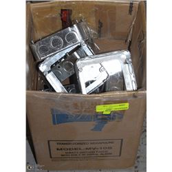 LOT OF 14-IBERVILLE 4" X 11/16" BOX EXTENSION RING