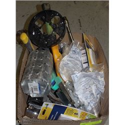 LOT OF HOUSEHOLD GOODS AND ELEC. ACCESSORIES