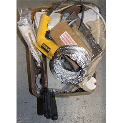 FULL BOX OF ASSORTED RESIDENTIAL GOODS