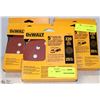 Image 1 : 5 PACKS OF 5" DEWALT 8 HOLE 220 GRIT SANDING PADS