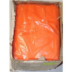 LOT OF 30 ORANGE MEDIUM DISPOSABLE CLEANING SHIRTS
