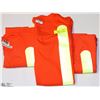 Image 1 : LOT OF 3 AGO XL HIGH VISIBILITY COTTON WORK SHIRTS