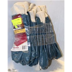 10 PAIRS NITREX M-L FULLY DIPPED NITRILE COATED