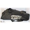 Image 1 : BLACK EMERGENCY BLANKETS DUFFEL BAG