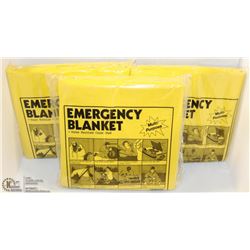 3 BECKMAN WATER RESISTANT EMERGENCY BLANKET
