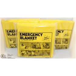 3 BECKMAN WATER RESISTANT EMERGENCY BLANKET