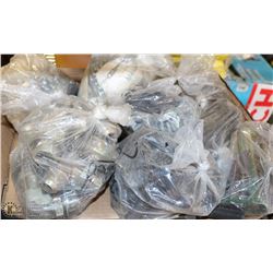 10 BAGS OF HEAVY-DUTY FASTENERS + HARDWARE