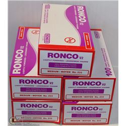 500 RONCO LIGHTLY POWDERED DISPOSABLE GLOVES