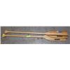 Image 1 : PAIR OF WOOD OARS 48"
