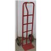 Image 1 : COMMERCIAL QUALITY RED STEEL DOLLY W/ AIR IN TIRES