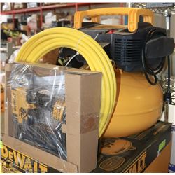 NEW DEWALT HEAVY DUTY COMPESSOR COMBO KIT