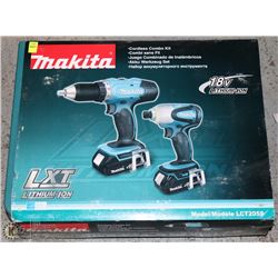 NEW MAKITA LXT 18V LITH-ION CORDLESS COMBO KIT