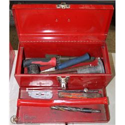 RED TOOLBOX W/TOOLS