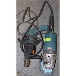MAKITA DISC GRINDER GA7020 & MAKITA CORDED DRILL