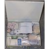 Image 1 : MOUNTABLE METAL FIRST AID KIT W/ CONTENTS