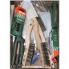 Image 1 : LOT OF STEEL WIRE AND ABRASIVE BRUSHES