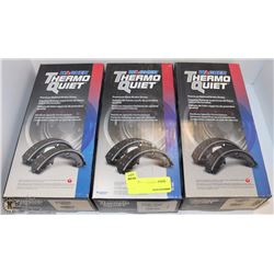 LOT OF 3 SETS OF WAGNER THERMOQUIET BRAKE PADS