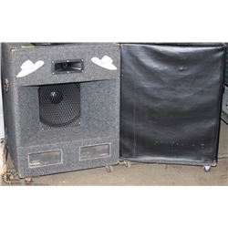 2 JBL COMMERCIAL DJ SPEAKERS WITH COVERS