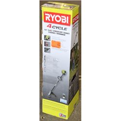 4-CYCLE RYOBI 18" STRAIGHT SHAFT GAS WEEDWACKER