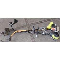 LOT ASST. RYOBI GAS POWERED WEEDWACKERS