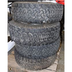 SET OF 4 ALL-TERRAIN TIRES