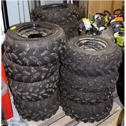 3 SETS OF ATV TIRES