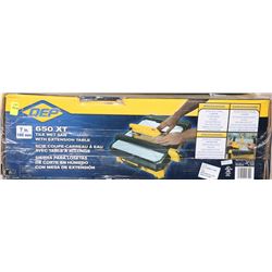 QEP 650XT 7" TILE WET SAW W/ EXTENSION TABLE