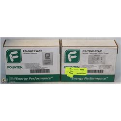 PAIR OF FOUNTEN REMOTE THERMOSTAT 24 VAC