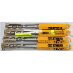 LOT OF 4 DEWALT ROCK CARBIDE 11/16 DRILL BITS