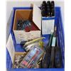 Image 1 : LOT OF ASST. DREMEL BITS, MARKERS, DRIVERS & MORE