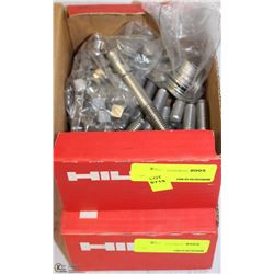 LOT OF 50 HILTI MASONRY BOLTS